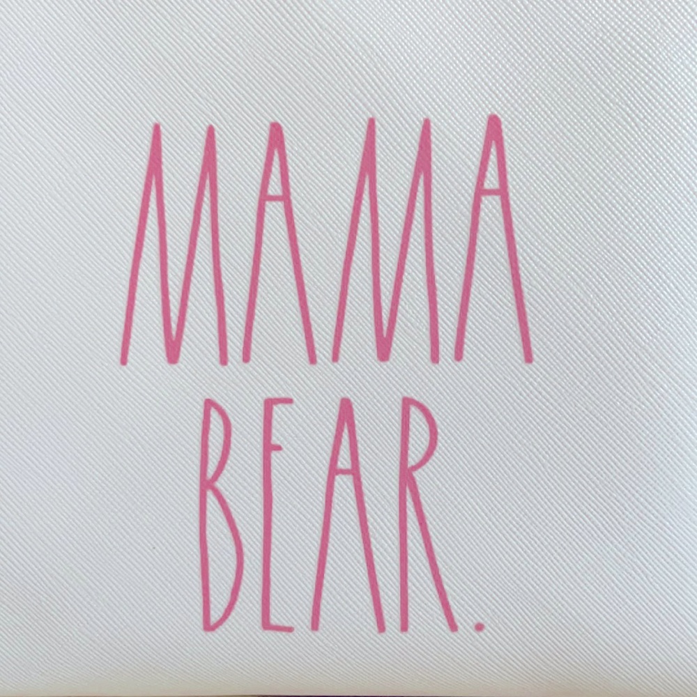 ❗️RAE DUNN MAMA BEAR PINK MAKEUP COSMETIC ZIP POUCH - Picture 3 of 8